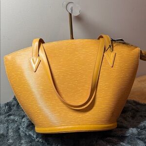 Authentic Louis Vuitton Yellow Saint Jacque Tote Bag